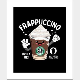 Dark Mocha Panna Cotta Blended Beverage for Coffee lovers Posters and Art